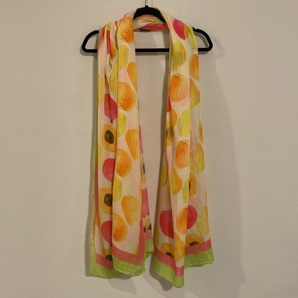 Michael Stars Revolve Women’s Sarong Colorful Fruity Print Convertible Colorful